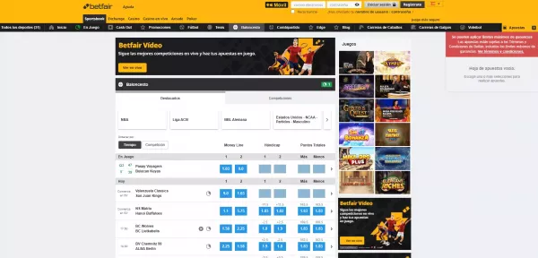 Betfair Review - Apuestas Baloncesto