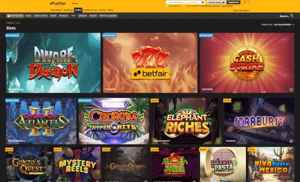 Betfair Review - Slots
